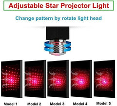 USB Car LED Roof Projection Star Light