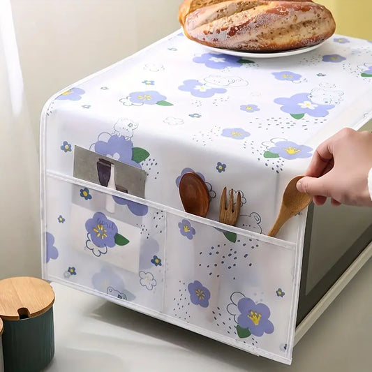 Fridge & Oven Dust Cover With Storage Pocket  Waterproof