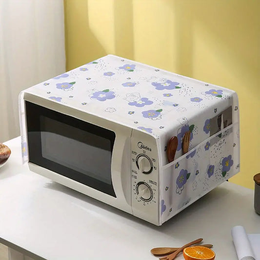 Fridge & Oven Dust Cover With Storage Pocket  Waterproof