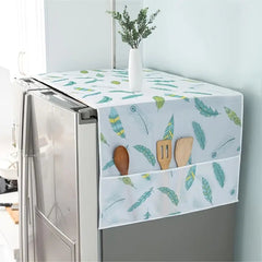 Fridge & Oven Dust Cover With Storage Pocket  Waterproof