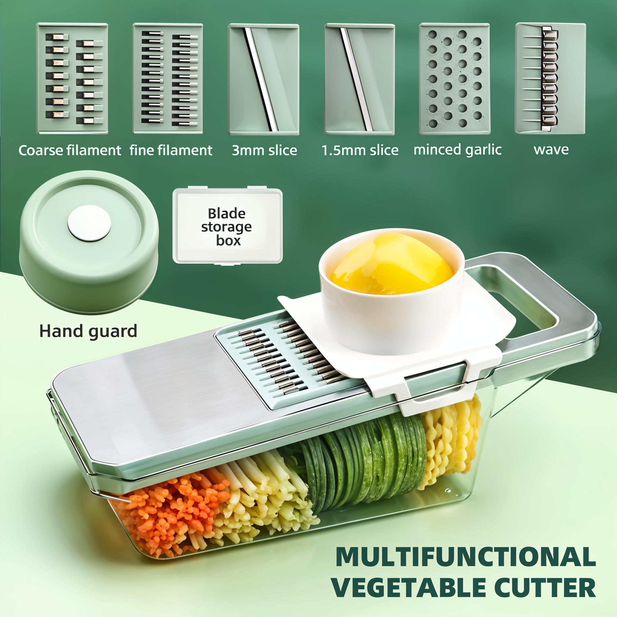 5 in 1 Multifunction Vegetable Slicer Cutter